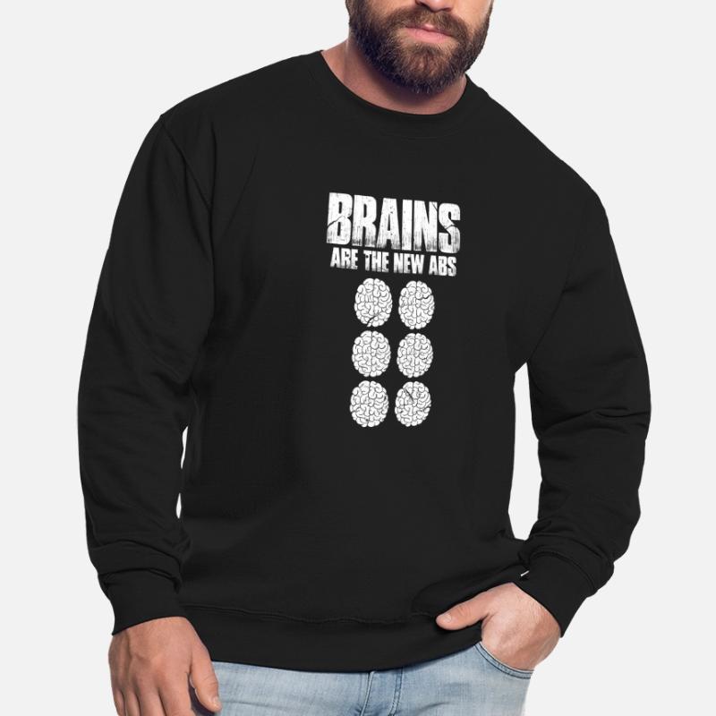 Brain Brain Thinking Clever Brain Nerd Gift Sweat-shirt Unisexe