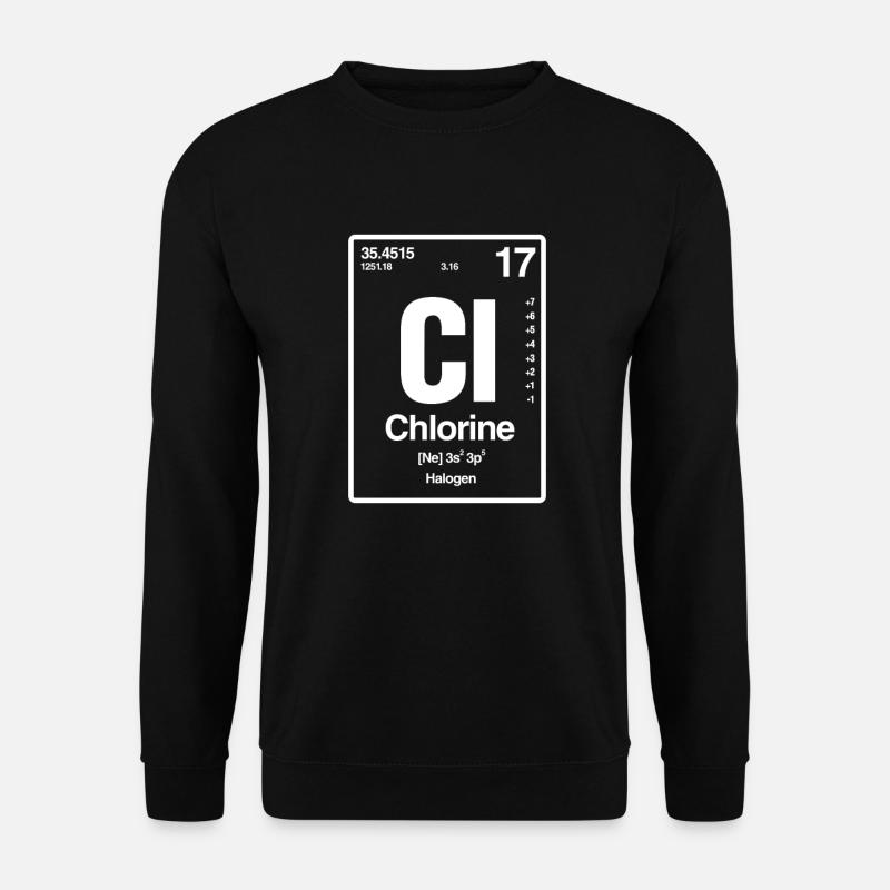 Chlor - Unisex Pullover - Schwarz