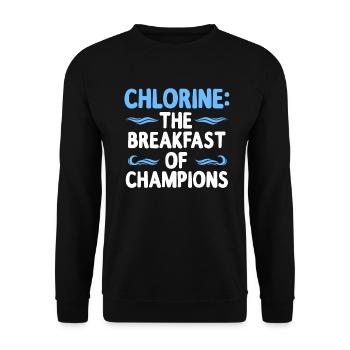 Nageur nageur nageur eau cadeau - Sweat-shirt Unisexe - noir - Devant - Alina (178cm) & Michal (187cm)