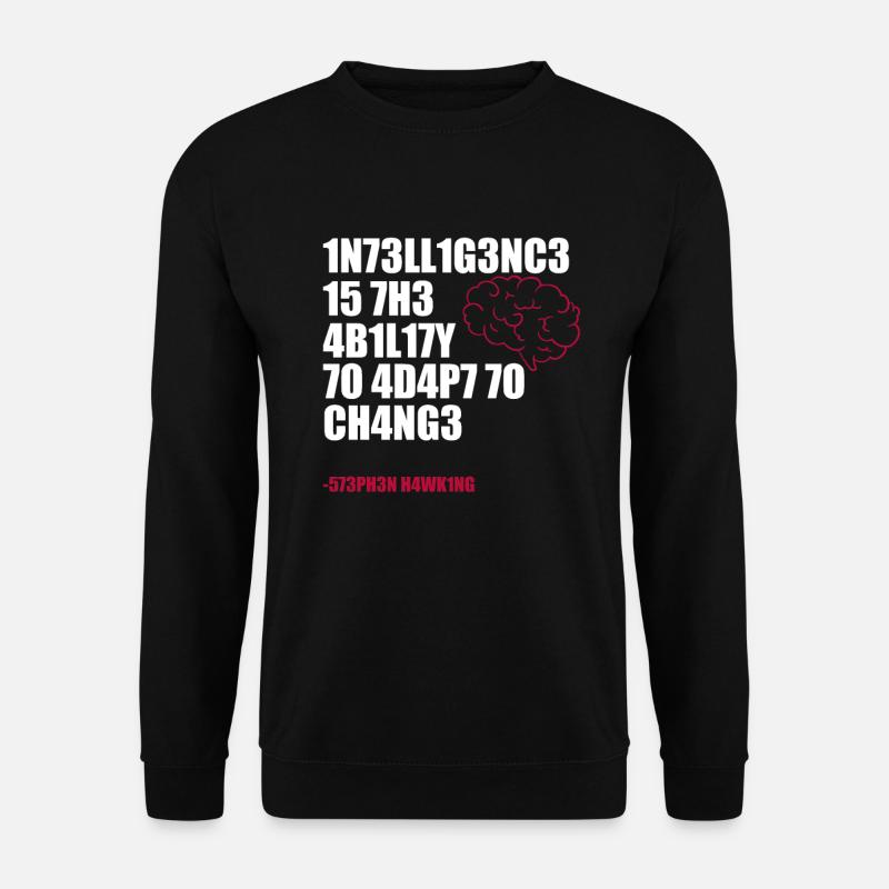 Cadeau scientifique intelligent scientifique - Sweat-shirt Unisexe - noir