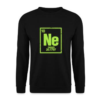 Neon Chemie - Unisex Pullover - Schwarz - Vorne - Alina (178cm) & Michal (187cm)