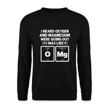 chimie - Sweat-shirt Unisexe - noir - Devant - Alina (178cm) & Michal (187cm)