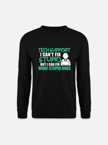 Technical support - Unisex Sweatshirt - black