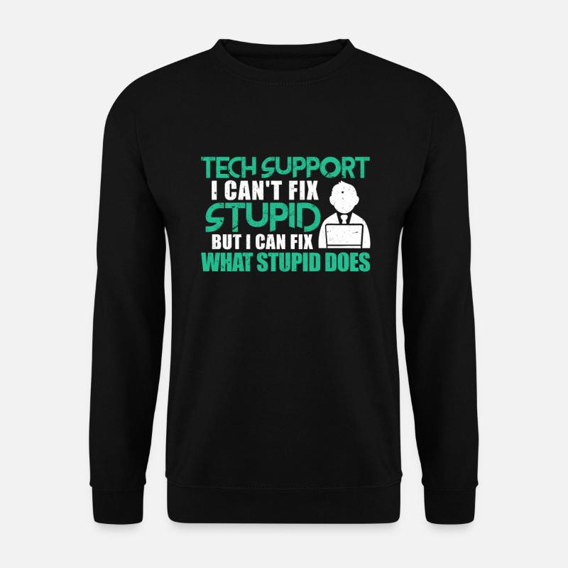 Technical support - Unisex Sweatshirt - black