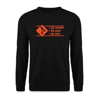 Programmierer Coder Informatik Code Geschenk - Unisex Pullover - Schwarz - Vorne - Alina (178cm) & Michal (187cm)