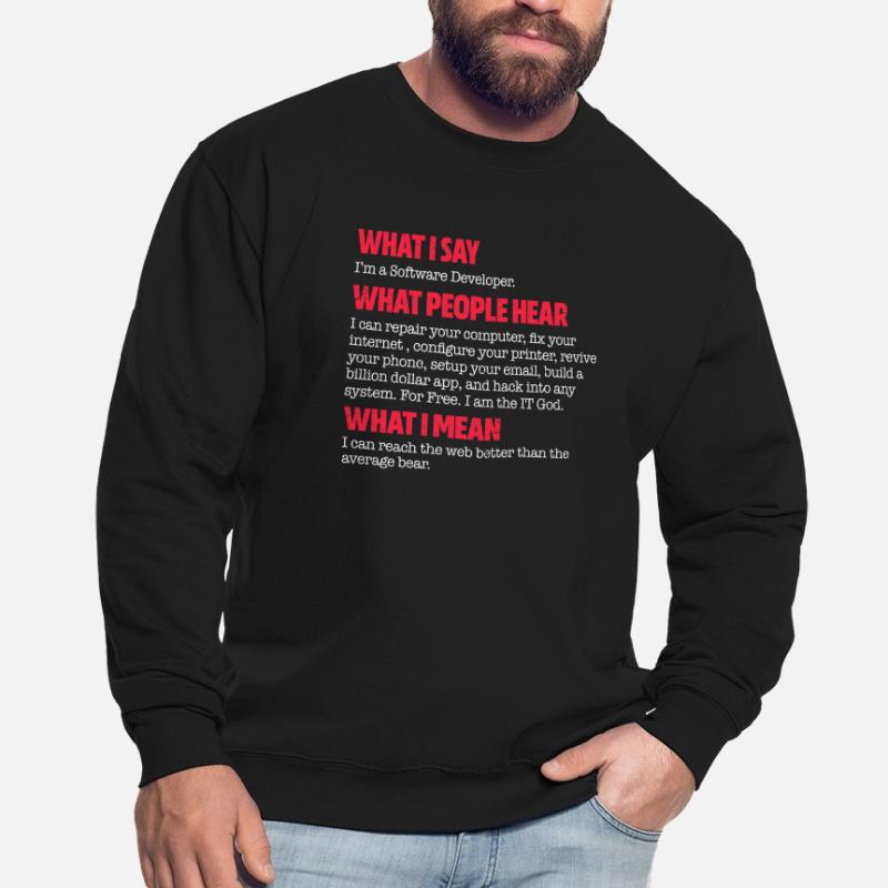 Software developer Unisex Sweatshirt