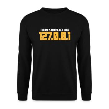 Programmierer Code Informatik Coder Geschenk - Unisex Pullover - Schwarz - Vorne - Alina (178cm) & Michal (187cm)