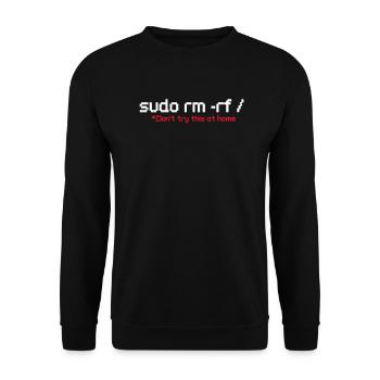 Programmierer Code Informatik Coder Geschenk - Unisex Pullover - Schwarz - Vorne - Alina (178cm) & Michal (187cm)