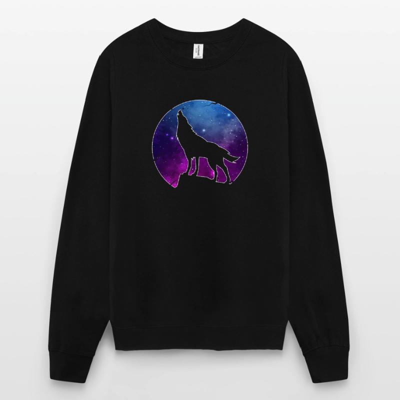 Wolf Wölfe Heulen Wolfpack Werwolf Geschenk Unisex Pullover