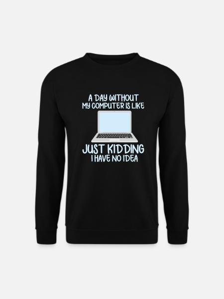 computer - Unisex Sweatshirt - black