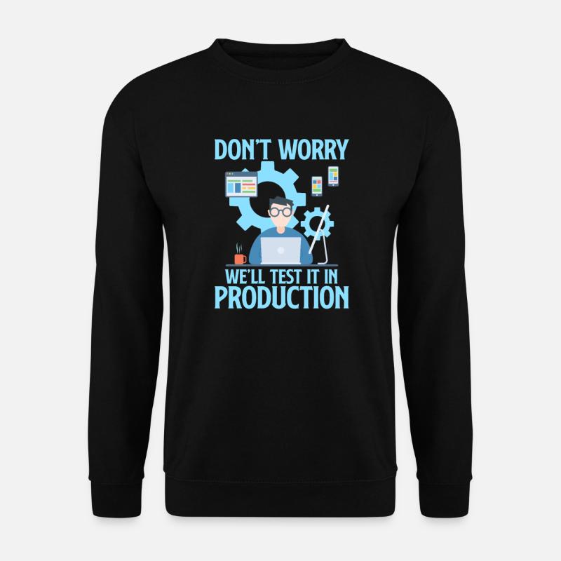 Programmierer Code Informatik Coder Programmieren - Unisex Pullover - Schwarz
