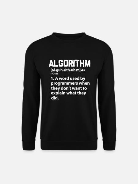 programmeur - Sweat-shirt Unisexe - noir