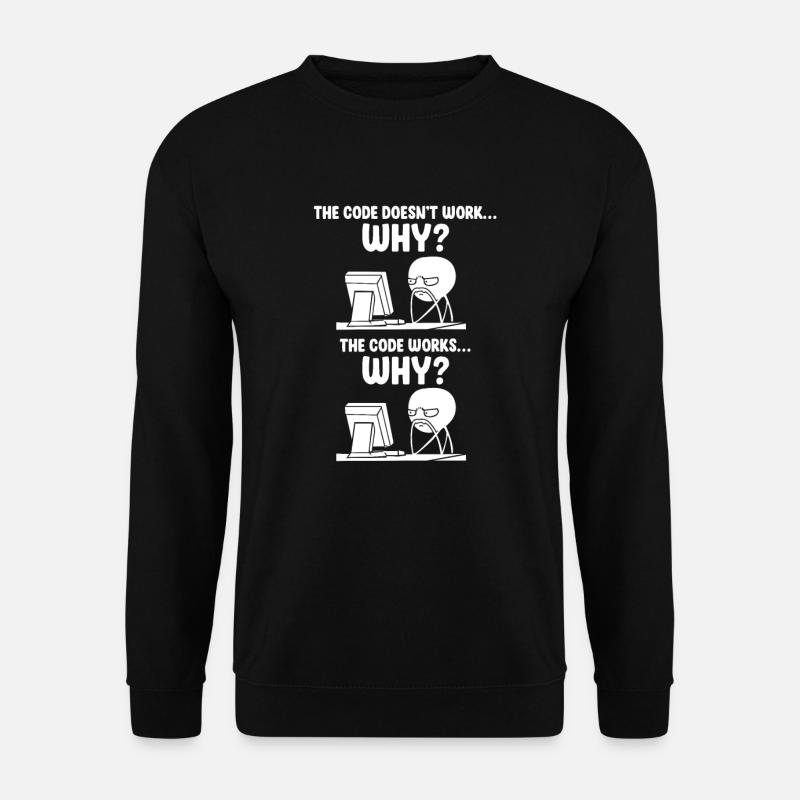 Programmeur informatique programmation informatique - Sweat-shirt Unisexe - noir