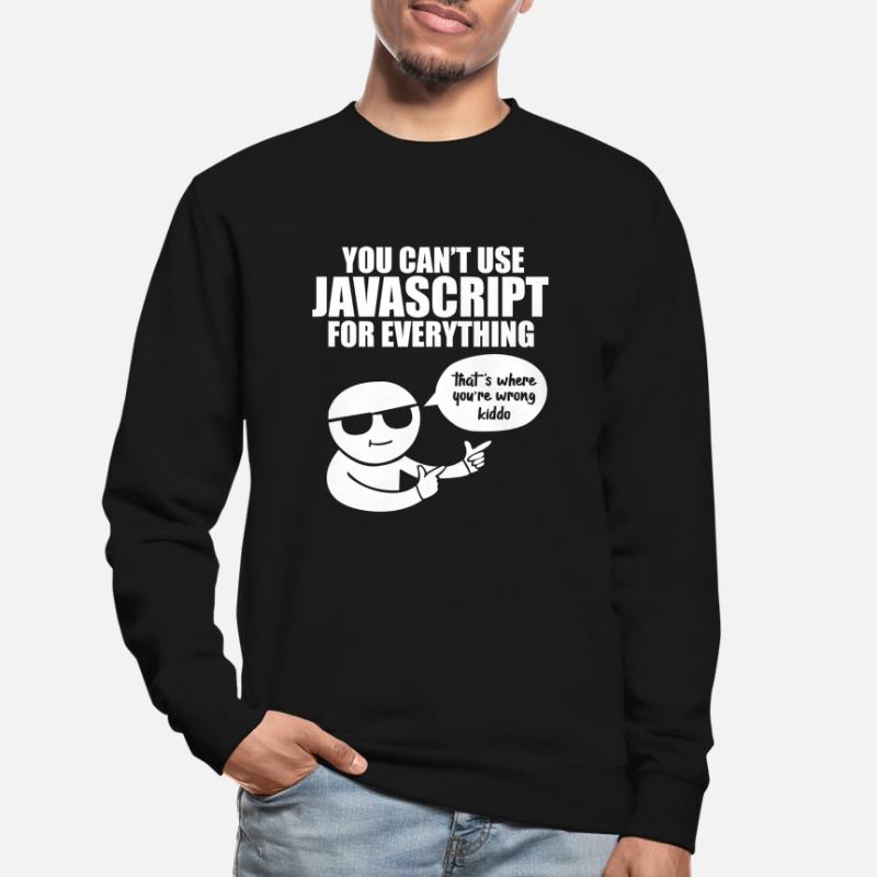 Programmierer Javascript Unisex Pullover