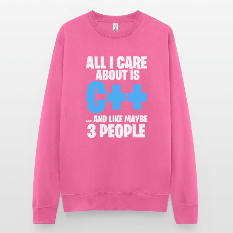 Programmer C ++ Code Coder Programming Unisex Sweatshirt