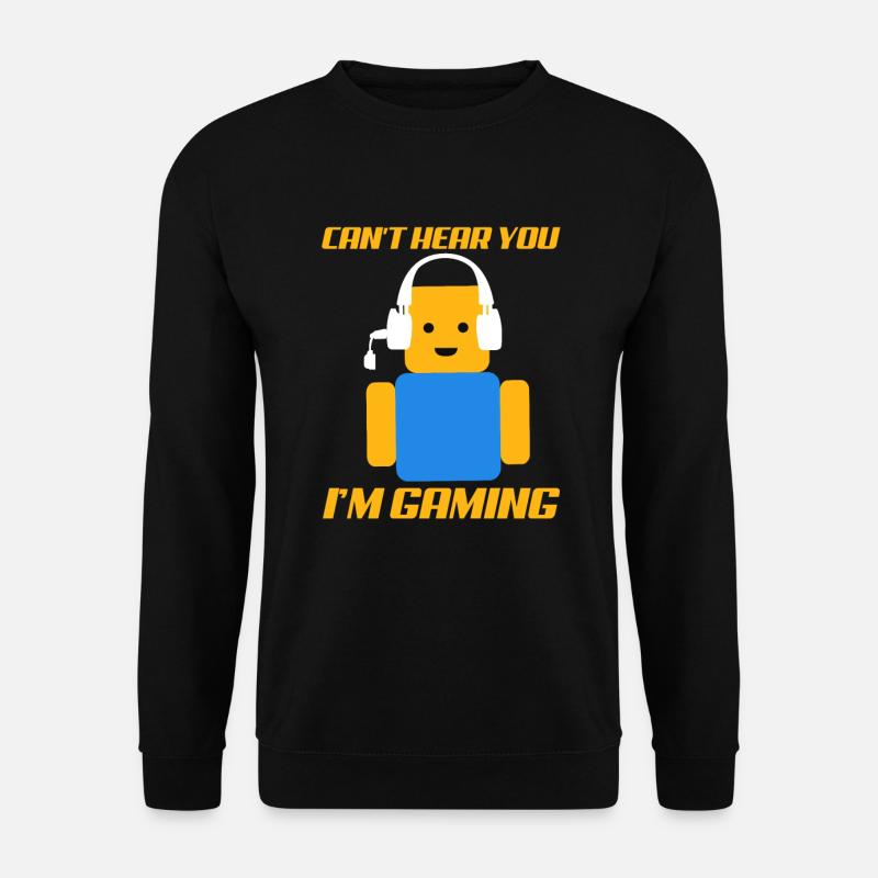 Gaming Roblox Gamer gamble computer game gift - Unisex Sweatshirt - black
