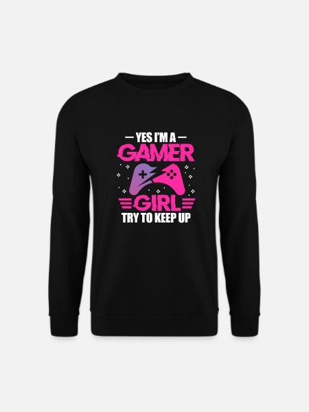 Gamer girl - Unisex Sweatshirt - black