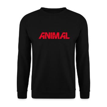 workout - Unisex Sweatshirt - black - Front - Alina (178cm) & Michal (187cm)