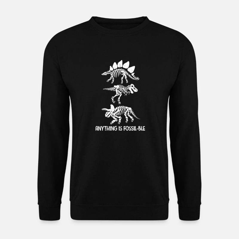 dinosaur - Unisex Sweatshirt - black