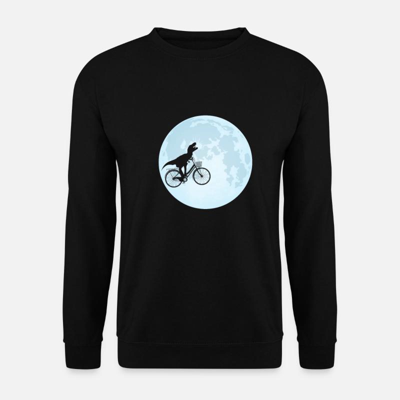 Dinosaur Moon - Unisex Sweatshirt - black
