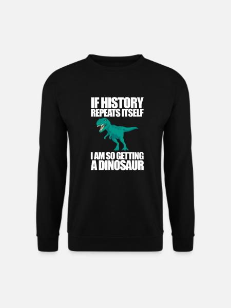 Dinosaur - Unisex Sweatshirt - black