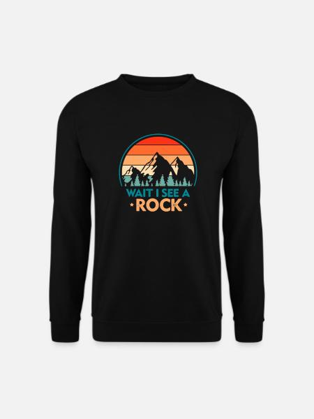 Géologie géologue géologue cadeau de pierres de roche - Sweat-shirt Unisexe - noir