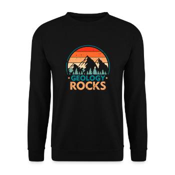 Geologie - Unisex Pullover - Schwarz - Vorne - Alina (178cm) & Michal (187cm)