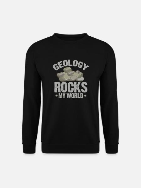 Géologie géologue géologue cadeau de pierres de roche - Sweat-shirt Unisexe - noir