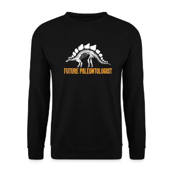 Paléontologie fossile de fouille de dinosaure - Sweat-shirt Unisexe - noir - Devant - Alina (178cm) & Michal (187cm)