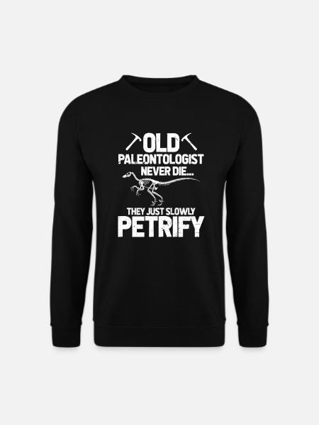 Paläontologie Dinosaurier Ausgrabung Fossil - Unisex Pullover - Schwarz