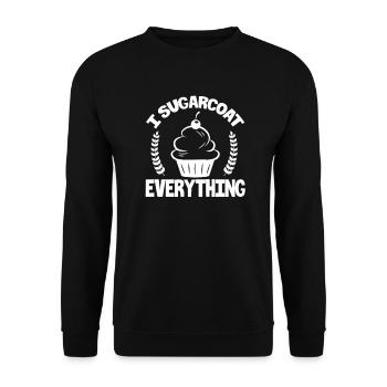 Cuire boulanger gâteau boulangerie boulanger cadeau - Sweat-shirt Unisexe - noir - Devant - Alina (178cm) & Michal (187cm)