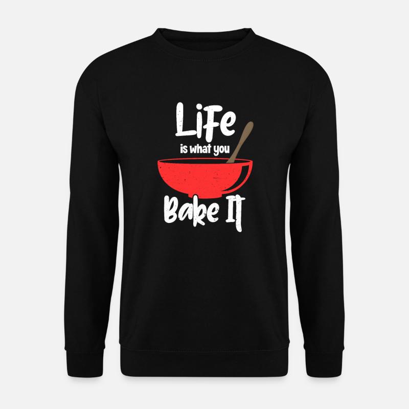 to bake - Unisex Sweatshirt - black
