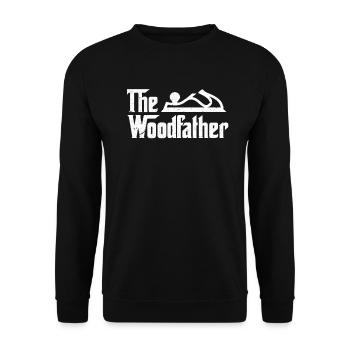 Tischler - Unisex Pullover - Schwarz - Vorne - Alina (178cm) & Michal (187cm)