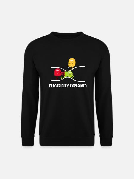 Elektriker - Unisex Pullover - Schwarz
