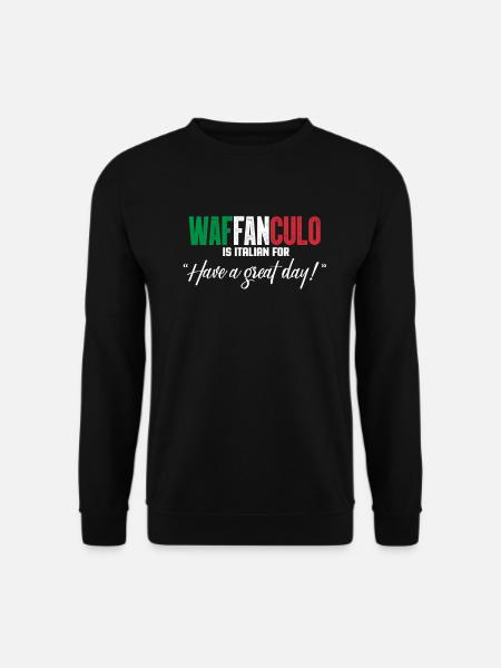 Italiens Italie Italian Italia cadeau - Sweat-shirt Unisexe - noir