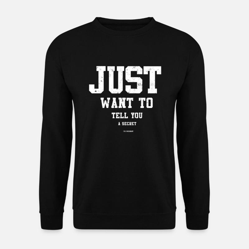 Schwanger - Unisex Pullover - Schwarz