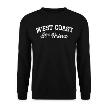 WEST COAST St-Brieuc - Sweat-shirt Unisexe - noir - Devant - Alina (178cm) & Michal (187cm)