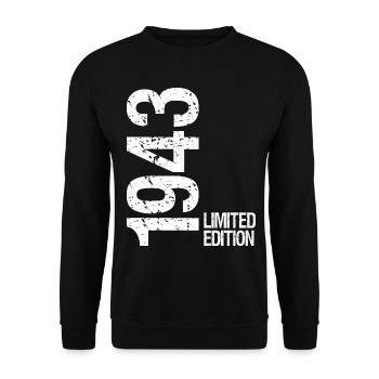 Édition limitée de 1943 - Sweat-shirt Unisexe - noir - Devant - Alina (178cm) & Michal (187cm)