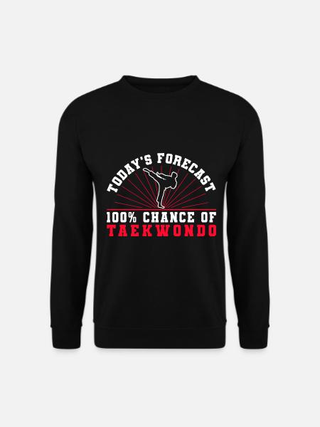 TKD Korean Martial Arts Tae Kwon - Unisex Pullover - Schwarz