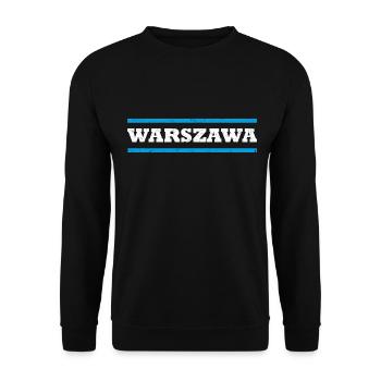 Varsovie - Sweat-shirt Unisexe - noir - Devant - Alina (178cm) & Michal (187cm)