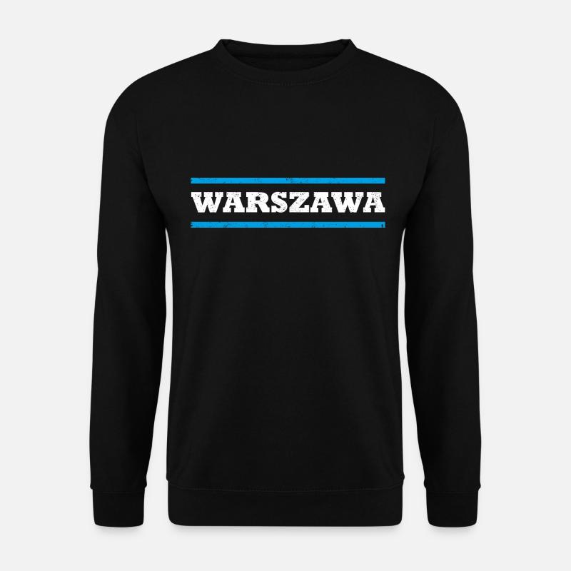 Warschau - Unisex Pullover - Schwarz