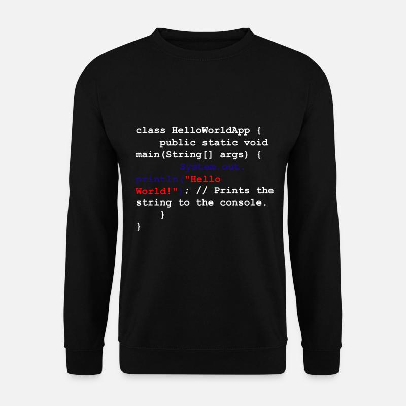 Programmierer Coder Software Entwickler - Unisex Pullover - Schwarz