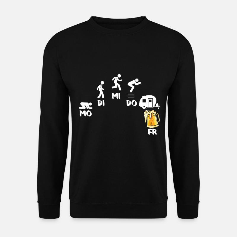 Wohnwagen Wohnmobil Caravan Camper - Unisex Pullover - Schwarz