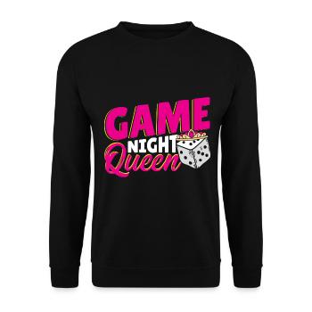 Jeux de société jeu de société cadeau - Sweat-shirt Unisexe - noir - Devant - Alina (178cm) & Michal (187cm)