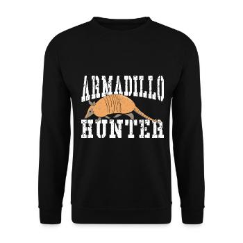 Armadillo Pet Armadillo Gift - Unisex Sweatshirt - black - Front - Alina (178cm) & Michal (187cm)