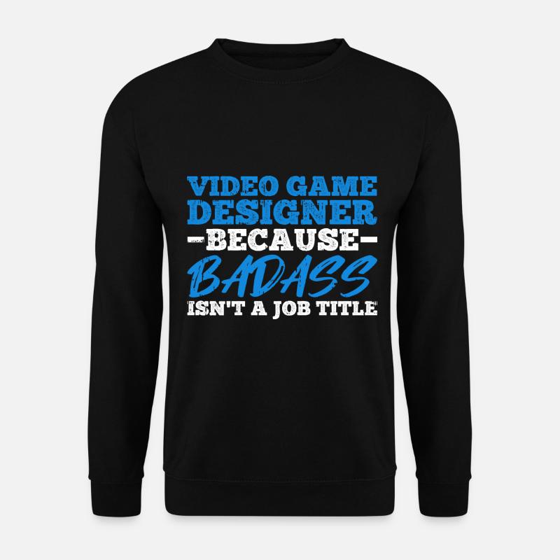 Video Game Designer - Unisex Pullover - Schwarz