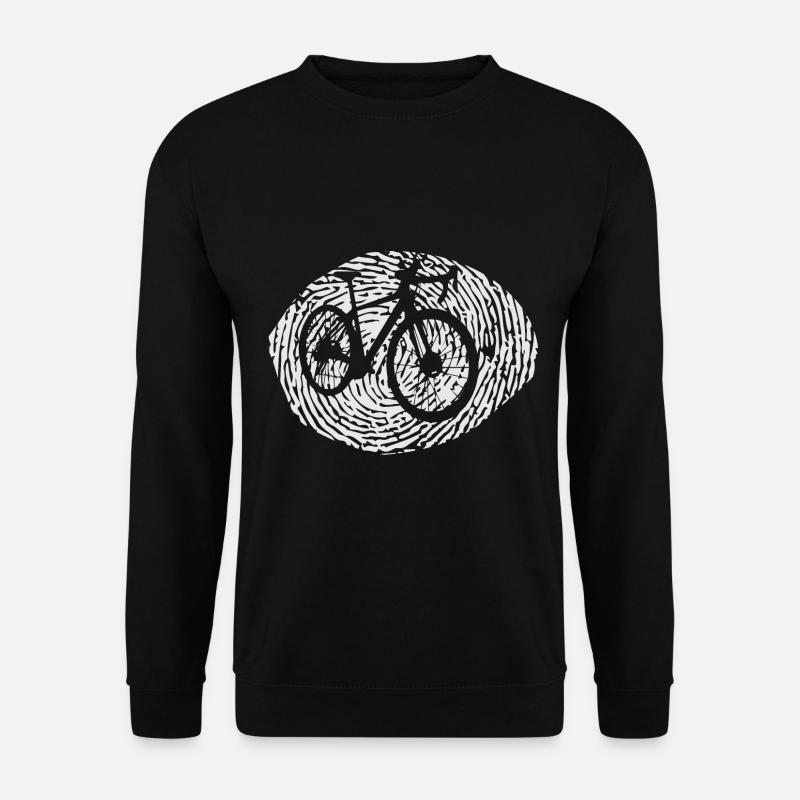 Empreinte digitale - Cyclisme - - Sweat-shirt Unisexe - noir