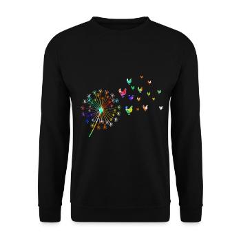 agriculteur - Sweat-shirt Unisexe - noir - Devant - Alina (178cm) & Michal (187cm)