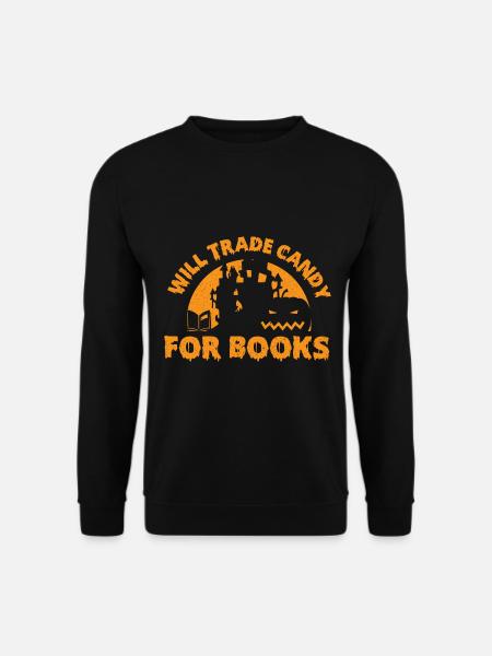 Halloween pumpkin scary - Unisex Sweatshirt - black