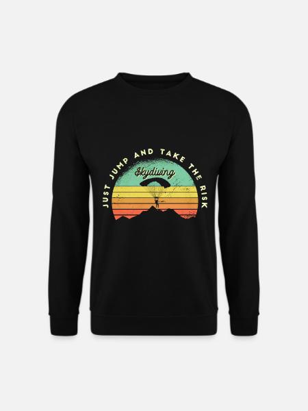 Intended for skydiving - Unisex Sweatshirt - black